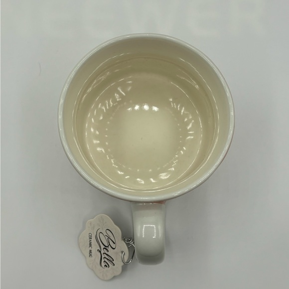 Bella Ceramic Mug Pink With White Cats - Picture 5 of 8